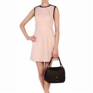 Ted Baker Pink Adin contrast sleeveless dress